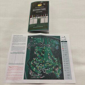 2025 Masters Spectator's Guide and Tee Sheet